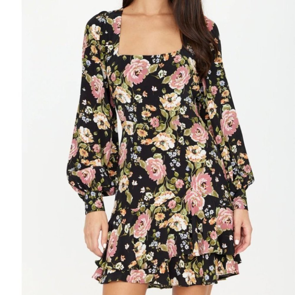 Nwt Yumi Kim Hey Jude Mini Dress In Floral Macbeth Garden
